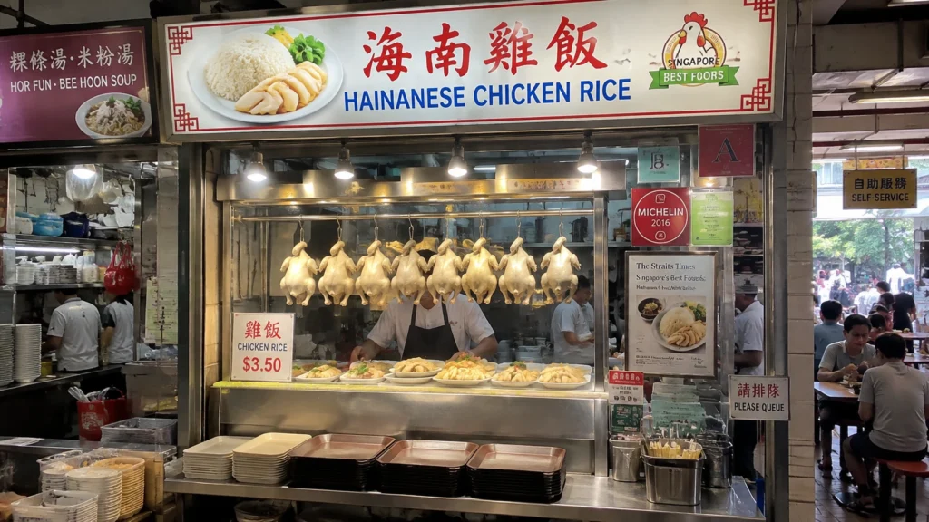 925 Chicken Rice stall at Chong Pang Market & Food Centre Yishun