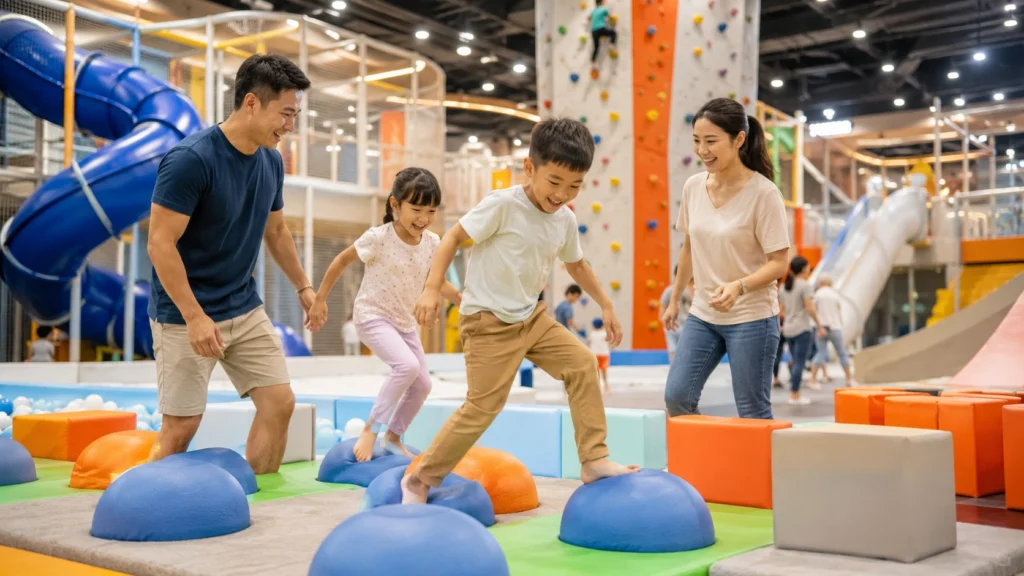 Indoor family activities in Yishun on a rainy day