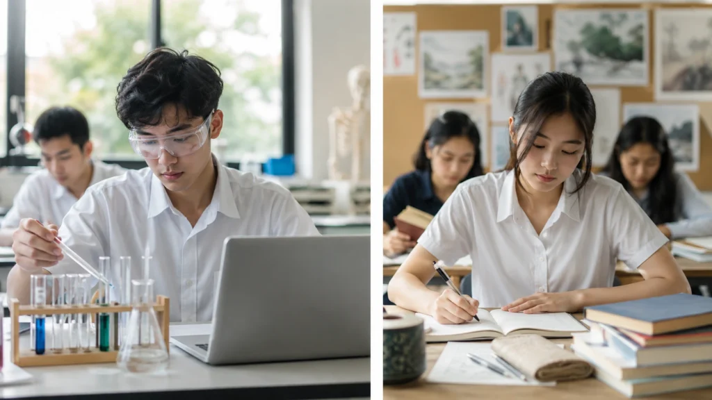 Singapore JC Arts Science and IB academic pathways