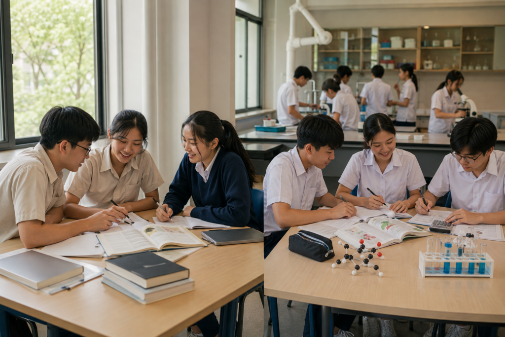 Singapore JC Arts and Science IB course choices