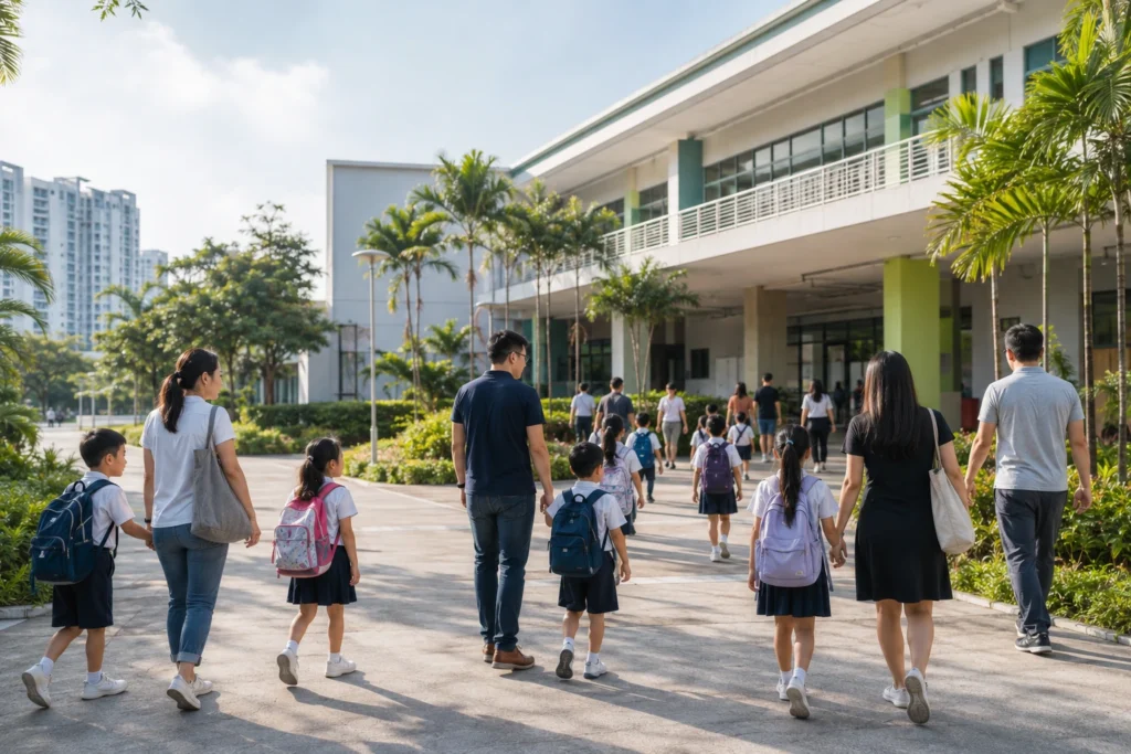 Primary school ranking Singapore 2026 showing a modern Singapore primary school campus