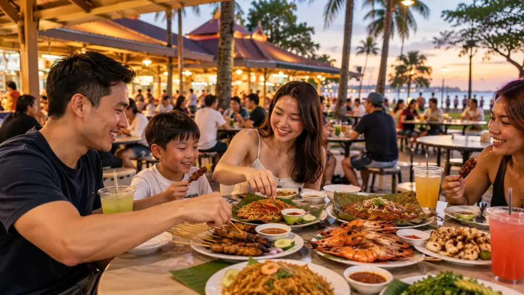 Local food near East Coast Park at East Coast Lagoon Food Village