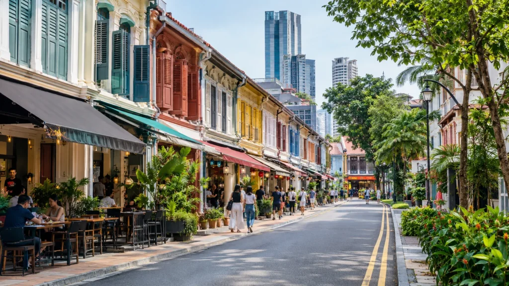 reta Ayer and Neil Road near Maxwell MRT Singapore