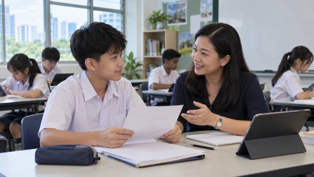 PSLE AL score and secondary school COP discussion