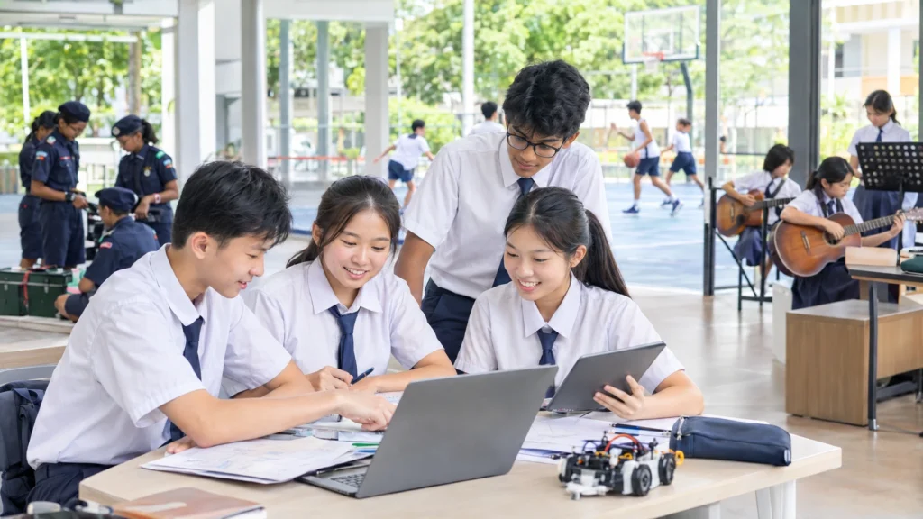 Singapore secondary school programmes and CCAs