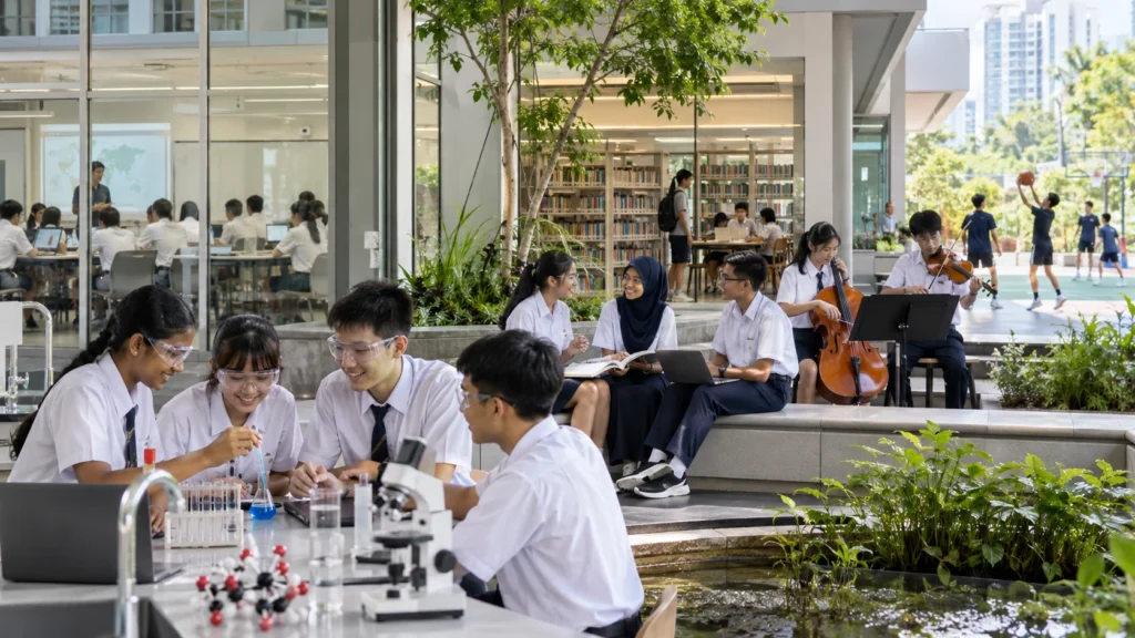 Singapore secondary school programmes including IP SAP and IB