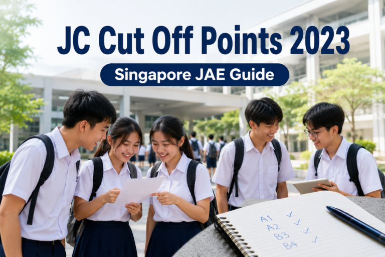 JC Cut Off Points 2023 Singapore JAE guide