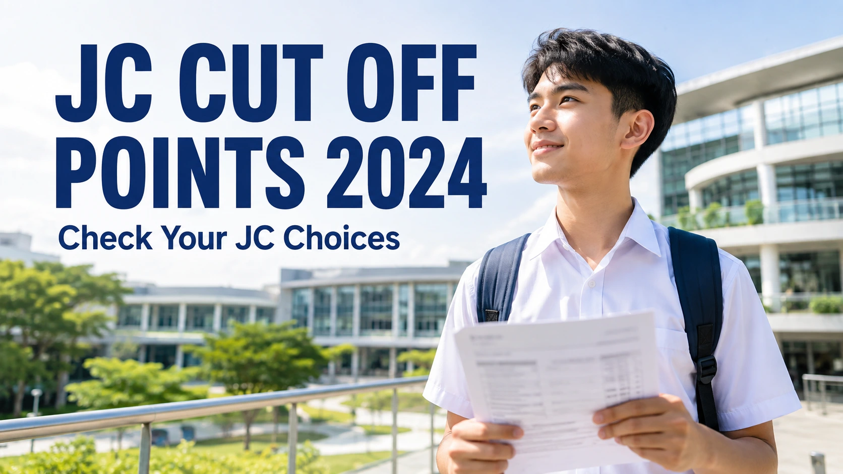 JC cut off points 2024 for Singapore Junior Colleges