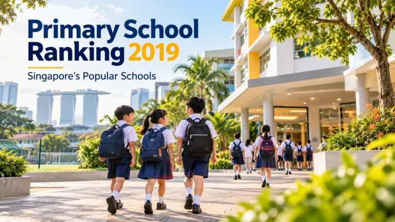 Primary school ranking 2019 Singapore popular schools