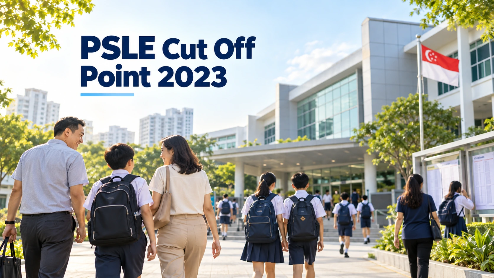 PSLE cut off point 2023 secondary school guide