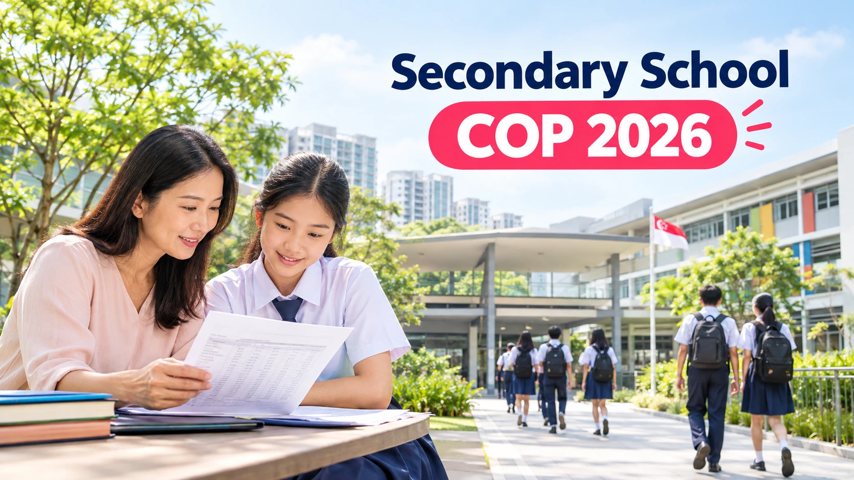 Secondary school cut off point 2026 in Singapore