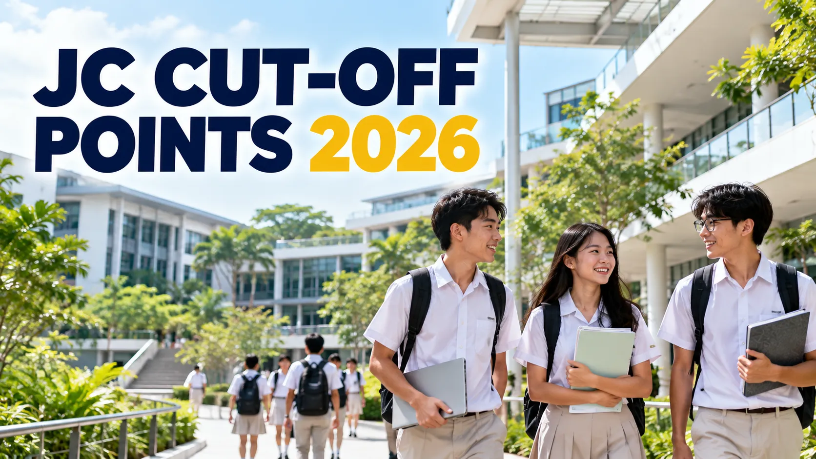 JC cut-off points 2026 for Singapore junior colleges